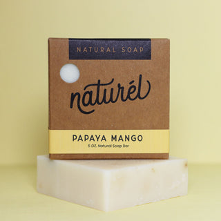 Papaya Mango Body Wash Bar - naturél