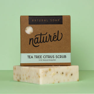 Tea Tree Citrus Scrub Natural Soap - naturél