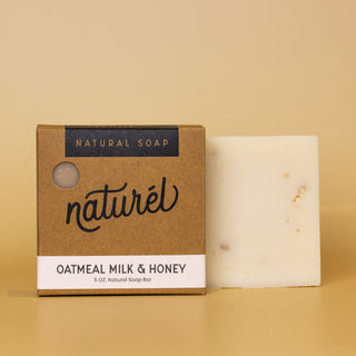 Therapeutic Oatmeal Milk & Honey Natural Soap - naturél