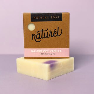 Raspberry Vanilla Body Wash Bar - naturél